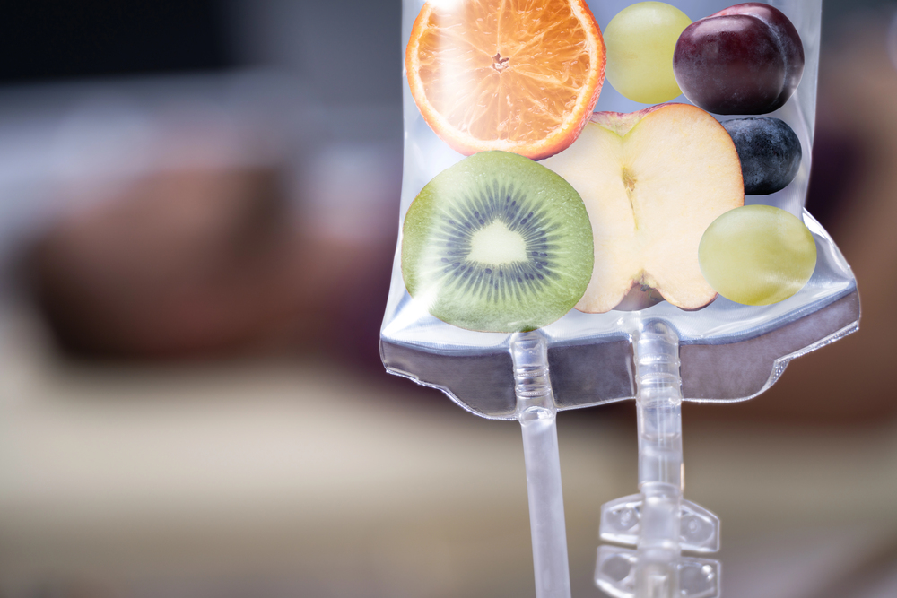 Vitamin C, Vitamin B Komplex, Infusion, Unterstützung des Körpers